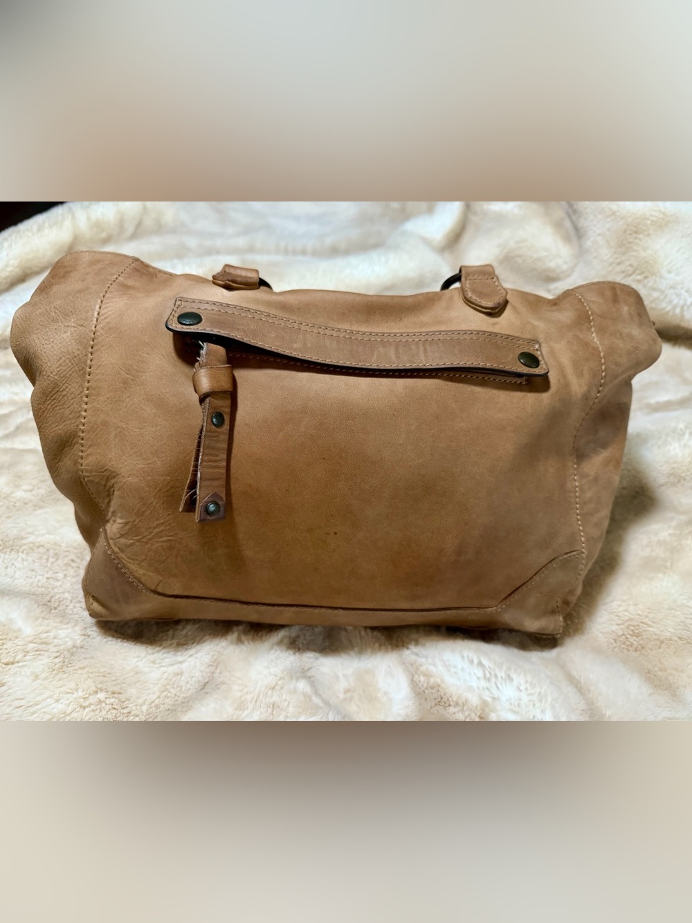 Frye Melissa Zip Leather Tote